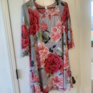 Floral boutique dress
